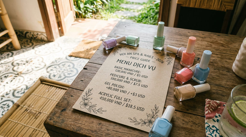2026 Price Guide: How Much Does a Nail Salon in Hoi An Cost?