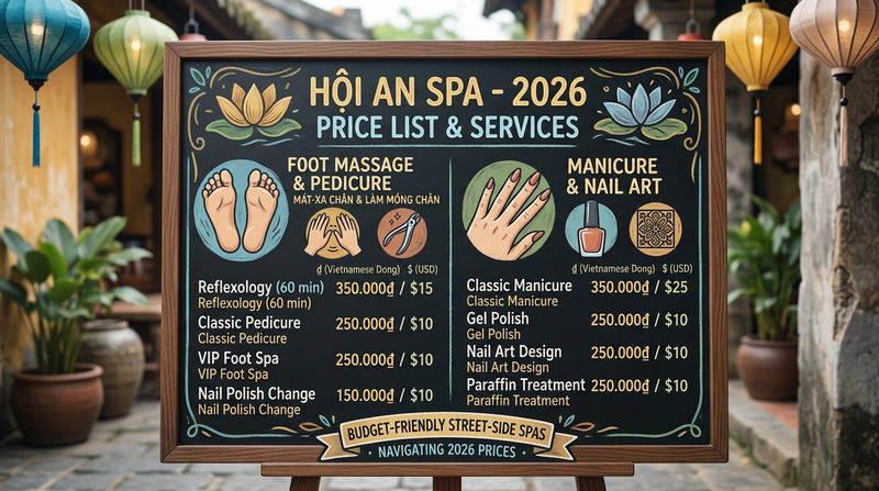 Hoi An Spa Prices 2026: What to Expect