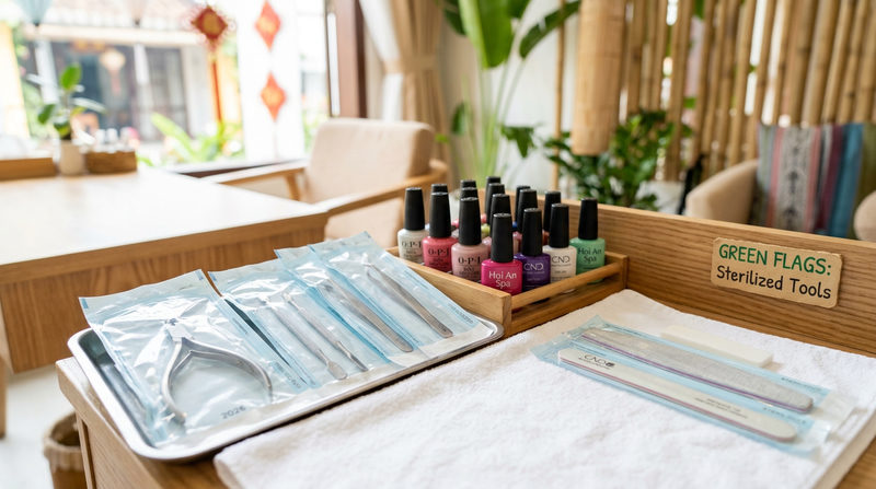 Red Flags vs. Green Flags: Ensuring Safe & Hygienic Nail Care