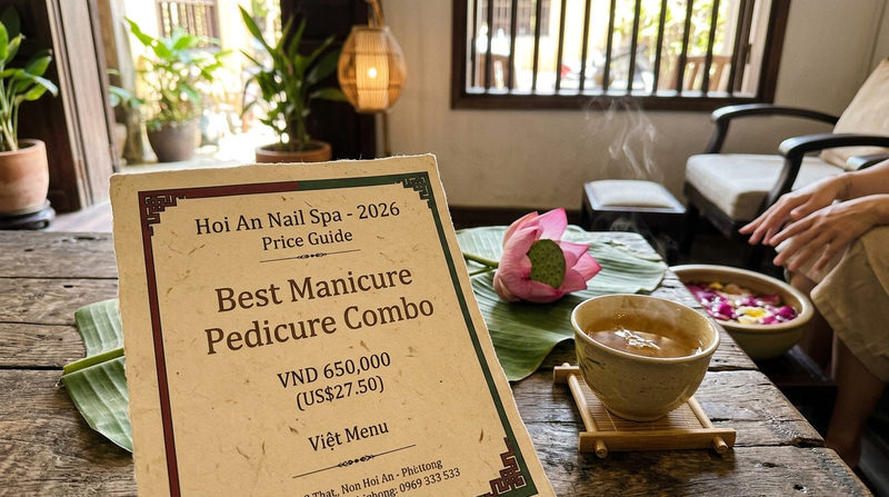 2026 Price Guide for Nail Service Hoi An