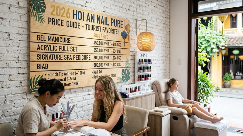 2026 Price Guide: How Much Do Nails Cost in Hoi An?