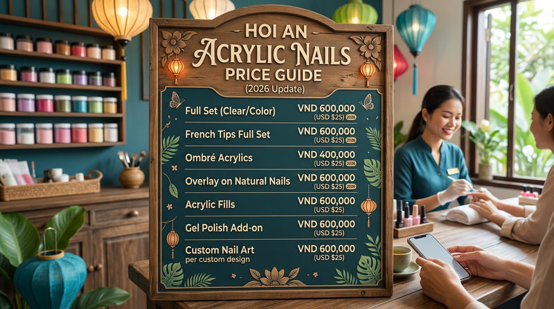 Hoi An Acrylic Nails Price Guide (2026 Update)