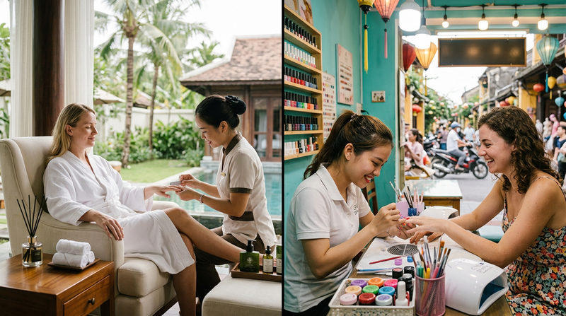 Luxury Resort Spas vs. Independent Boutique Nail Bars