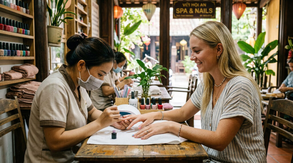 best nail salon hoi an manicure at art spa nail salon