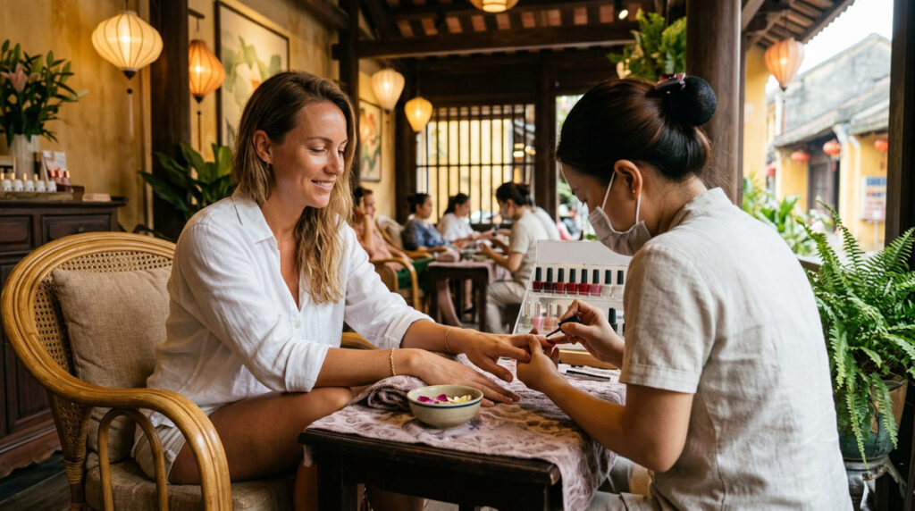 luxury nail salon hoi an premium manicure service