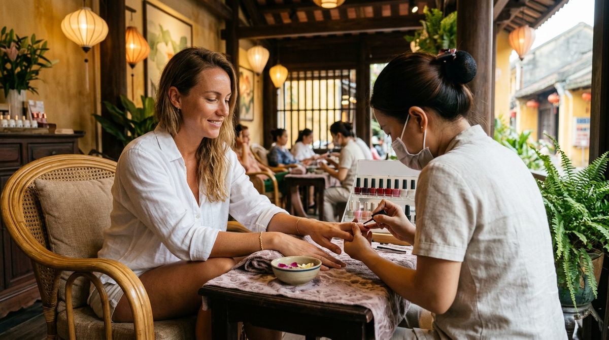 luxury nail salon hoi an premium manicure service