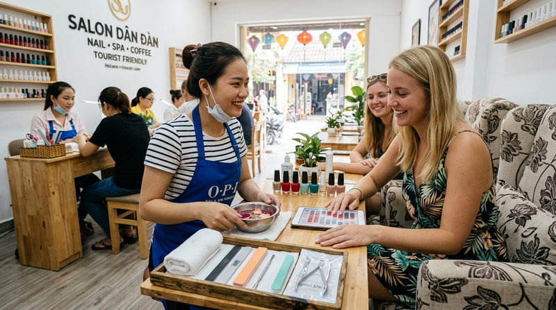 What Makes a Tourist Friendly Nail Salon Hoi An?
