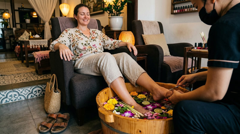 Why Visit a Nail Salon With Foot Spa Hoi An?