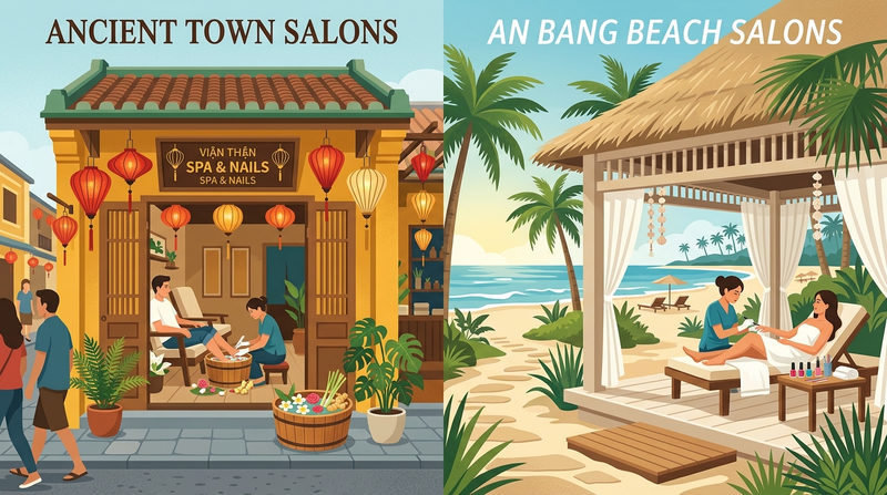 Location Guide: Ancient Town vs. An Bang Beach Salons