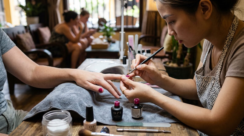 Popular Services: Gel, Acrylics, and Spa Pedicures